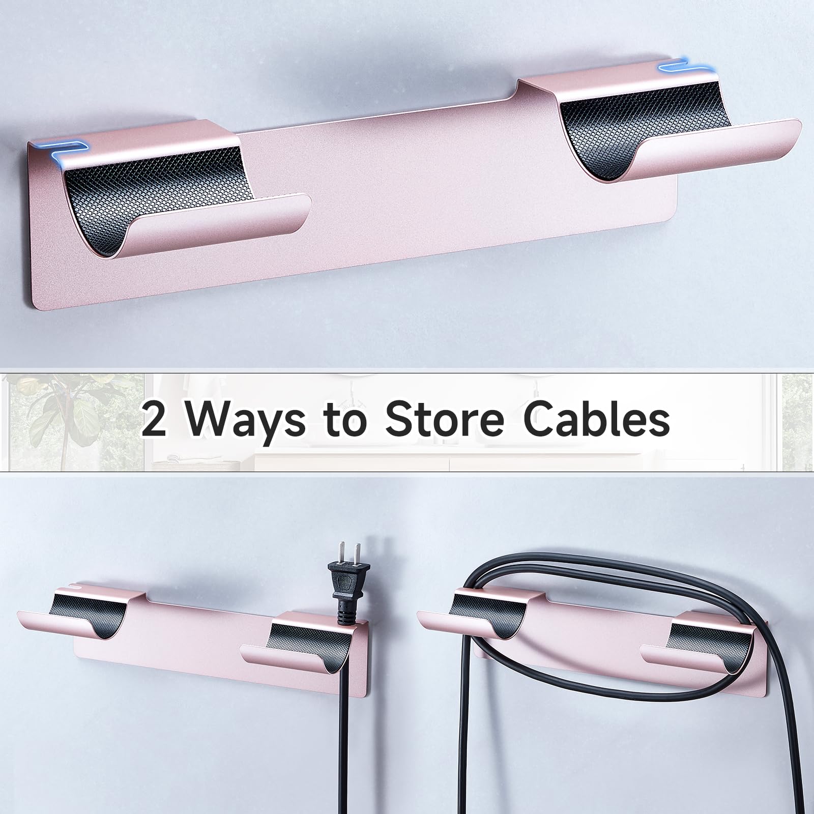 2 PCS Hair Straightener Holder Wall Mount - Image 6