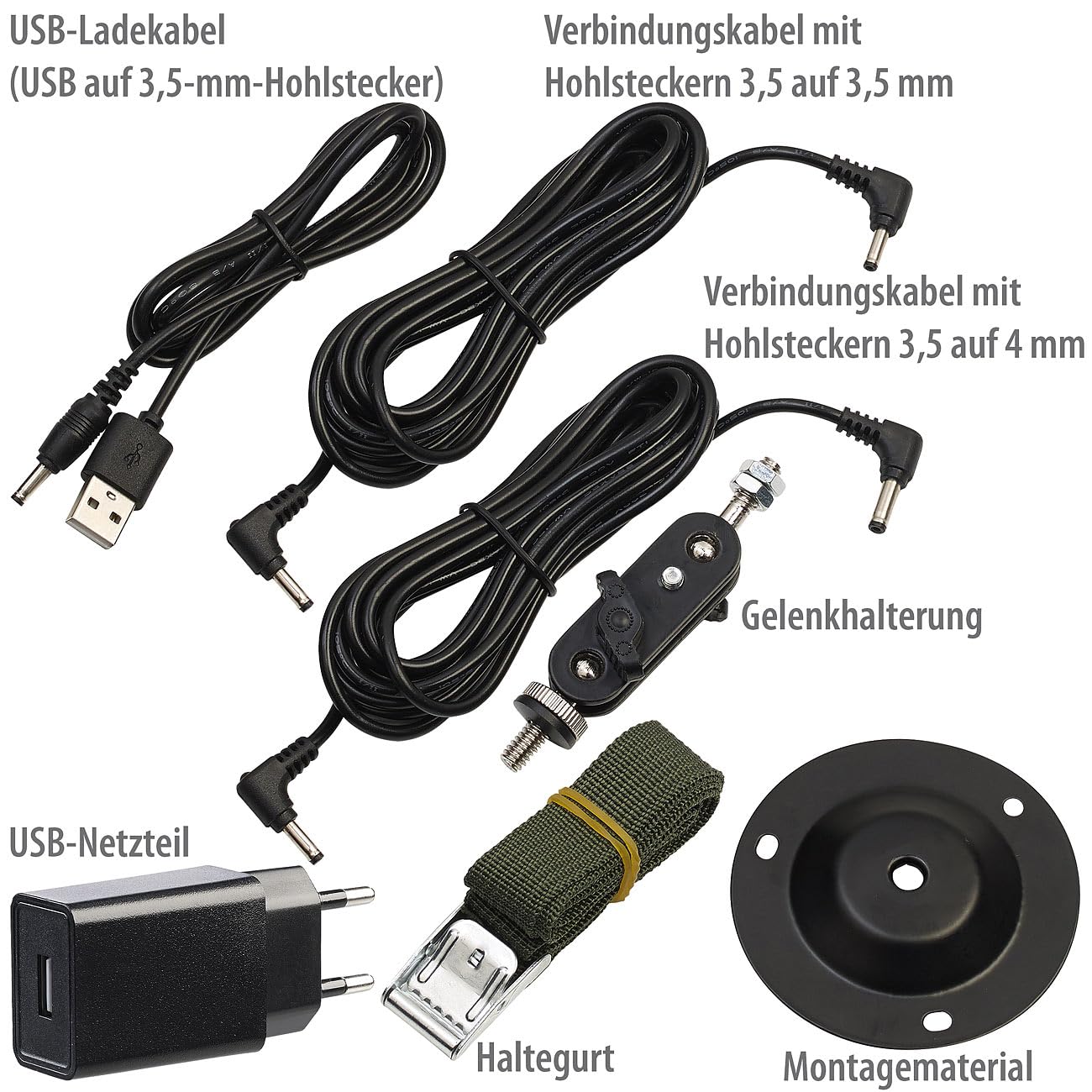VisorTech Solarpanel Wildkamera: Akku-Solarpanel für Wild- und Outdoor-Kameras, 6 & 12 Volt, 5.000 mAh (Wildkamera 12V, Solar für, 6V)