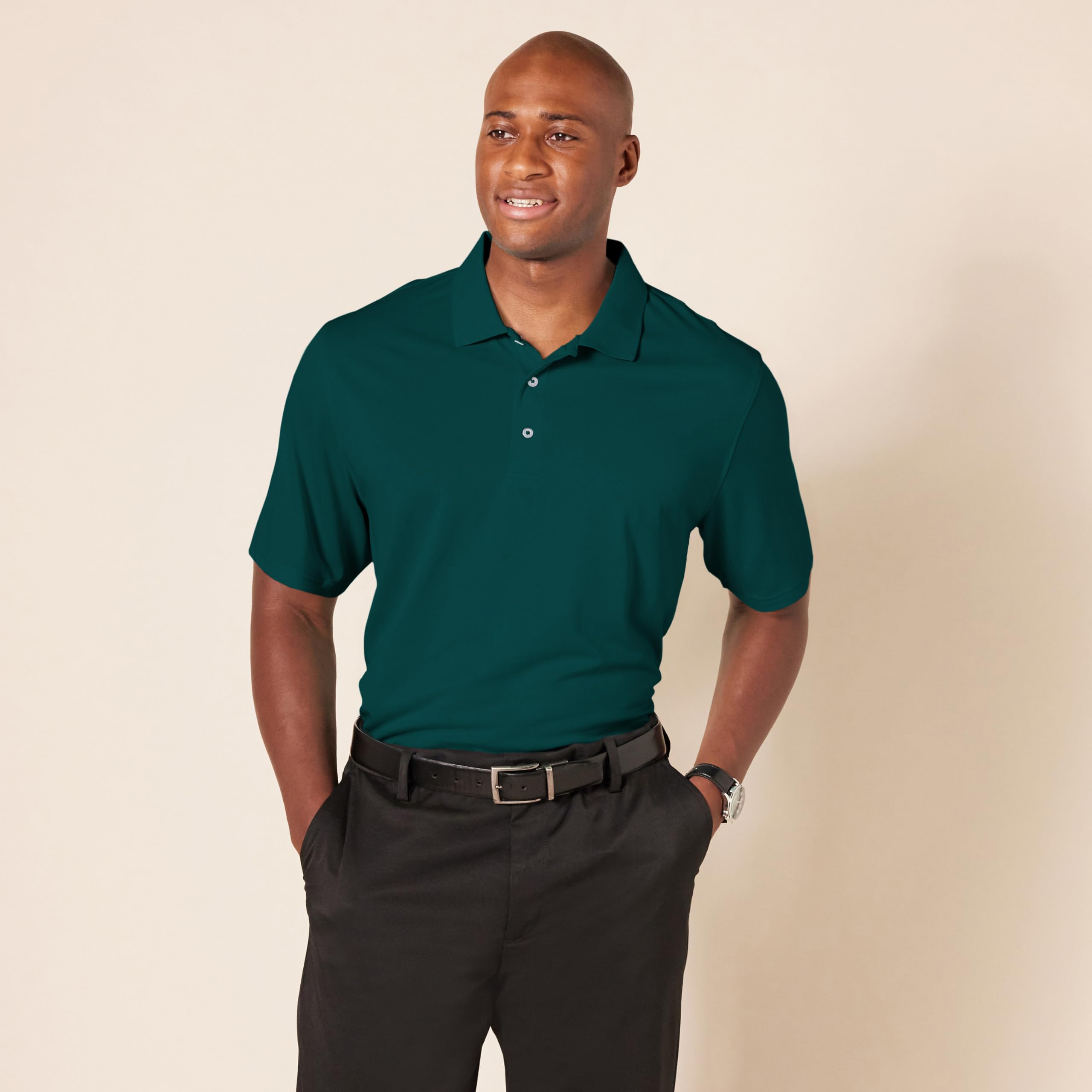 Amazon Essentials Hombre Polo de Golf, Secado Rápido Que Absorbe la Humedad, Manga Corta — view 8