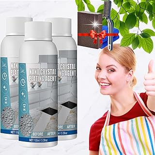 WOSLXM Furniture Marble Scratch Repair Refurbishment Agent, Nanometer Crystal Plating Agent, Nano Crystal Coating Agent For Tile & Furniture, Stone Nano Crystal-Plating Agent (3PCS)