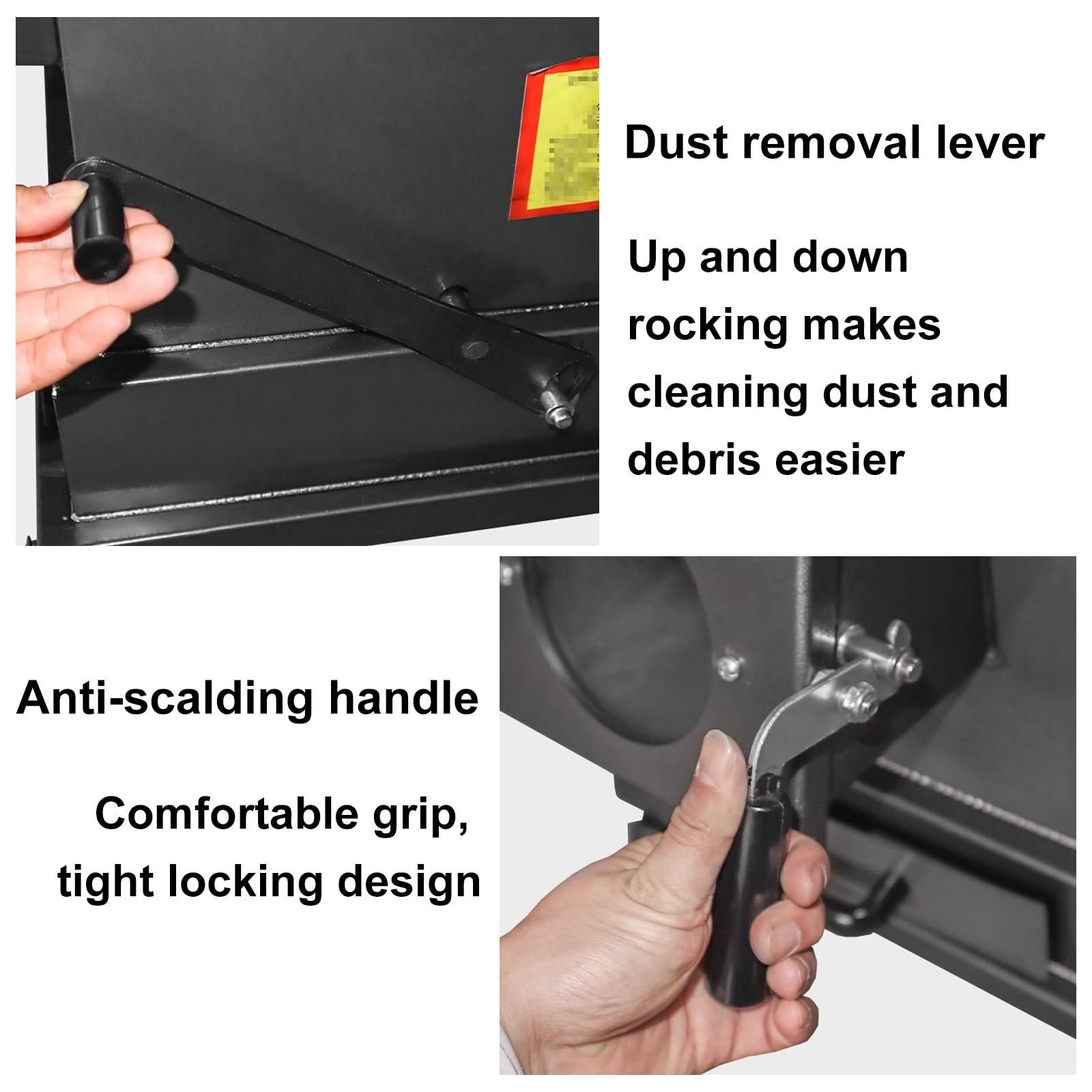 Cucina a Legna da Esterno Materiale in Lamiera D'acciaio con Cassetto di Raccolta Cenere Stufe a Legna da Interno in Offerta Finestra di Osservazione Cortili e Soggiorni(B)