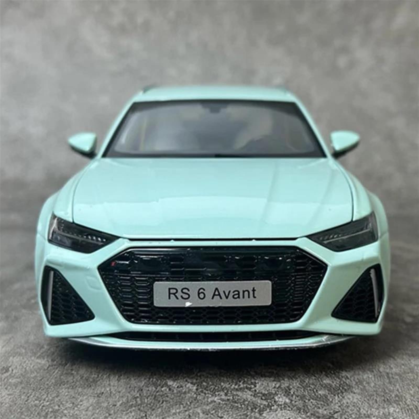 Metal Réplica Escala Modelo De Coche Juguete Vossen HF2 RS6 C8 Aleación Fundida A Presión A Escala 1 18, Regalo Recuerdo Verde Menta