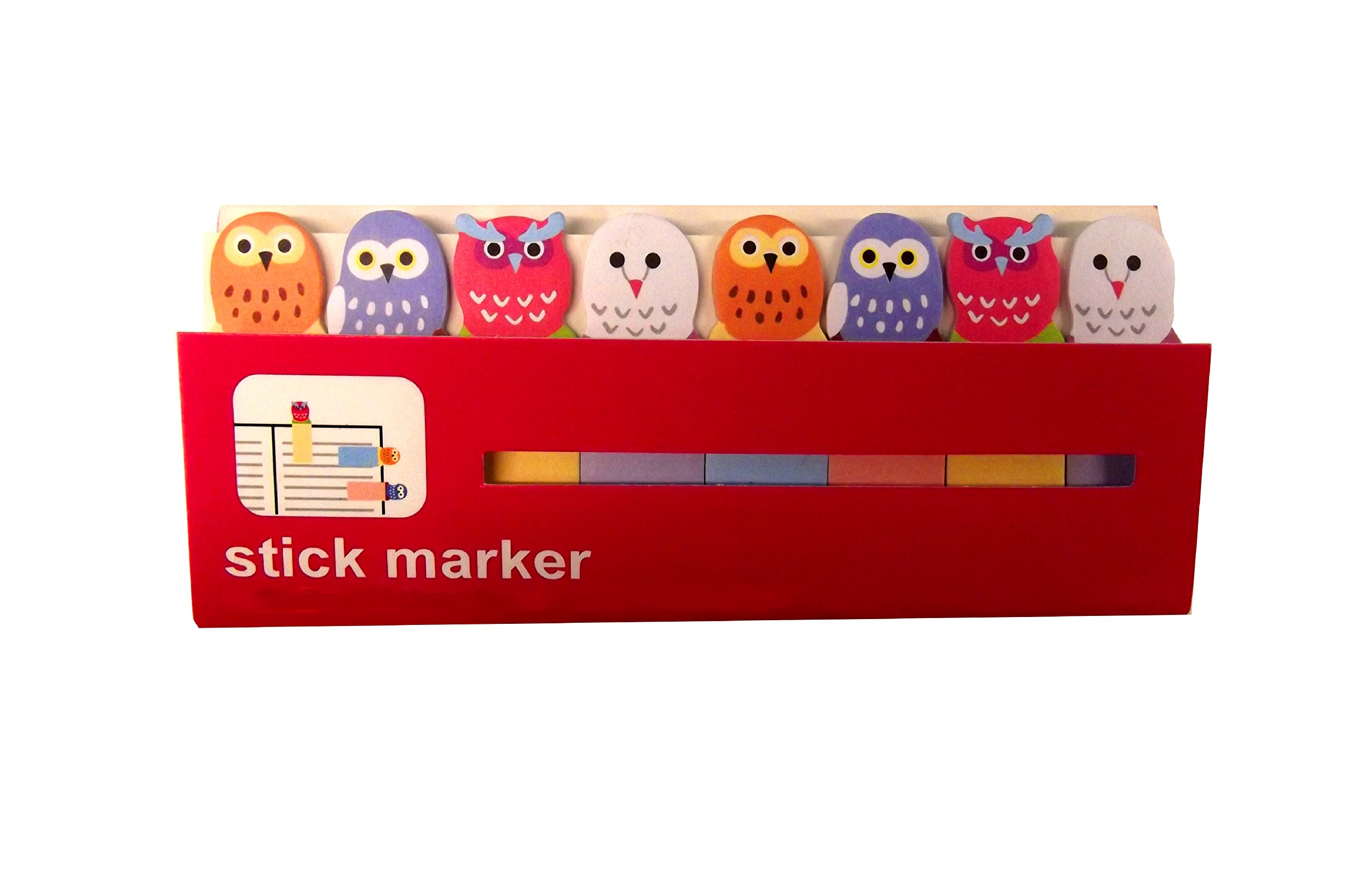 Notes Adhésives Sticky Notes - Marque-pages Mignons (chat) - Bloc De 8 Motifs, 15 Notes Par Motif - Environ 3,5 X 1 Cm - 6