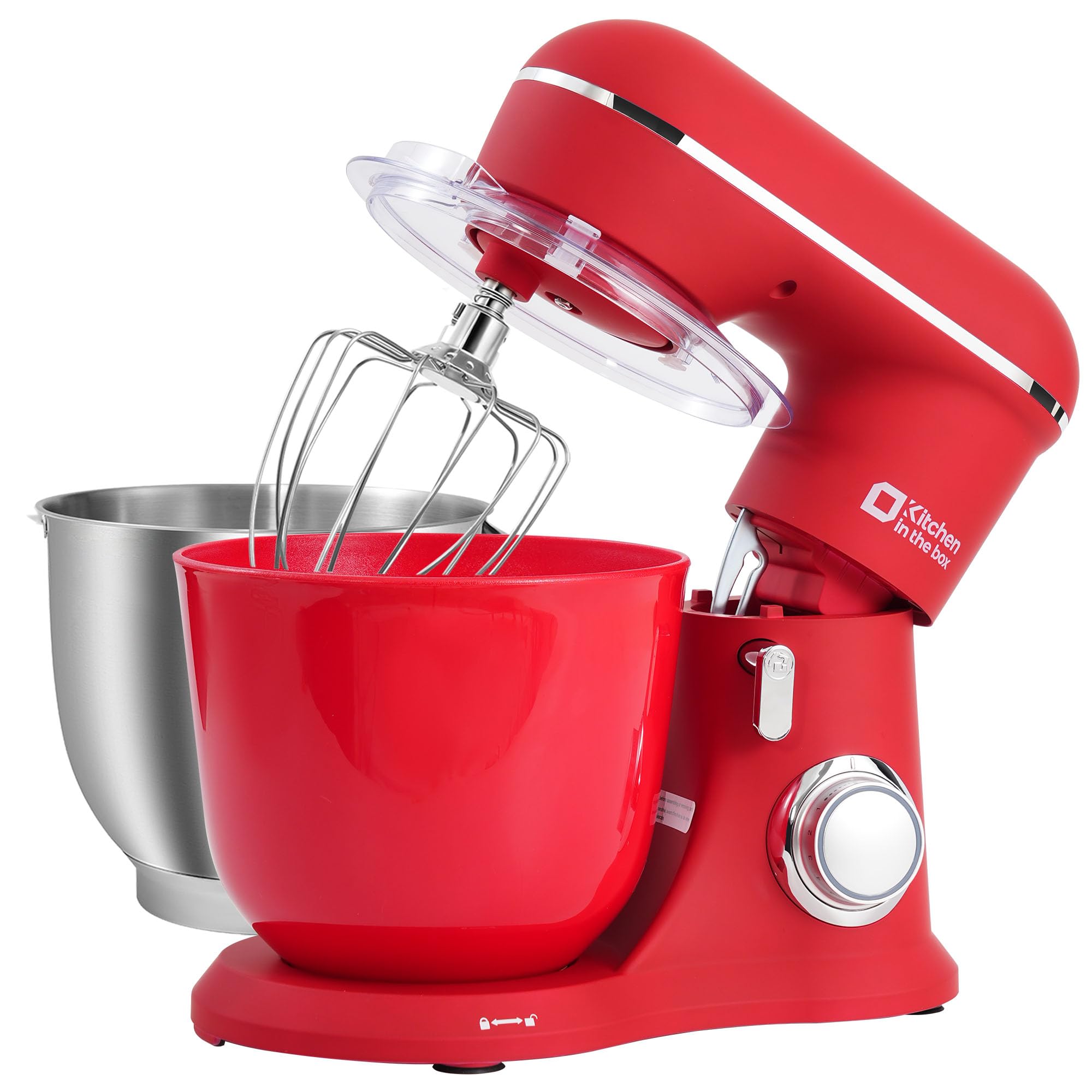 Kitchen in the box スタンドミキサー　KSＭ45 レッド Amazon.com: Kitchen in the box Stand Mixer, 4.5QT+5QT Two