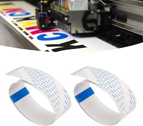 Miniatura 7 de Cable plano flexible FFC de cinta flexible para accesorios de impresora XP600 TX800 (24 pulgadas)