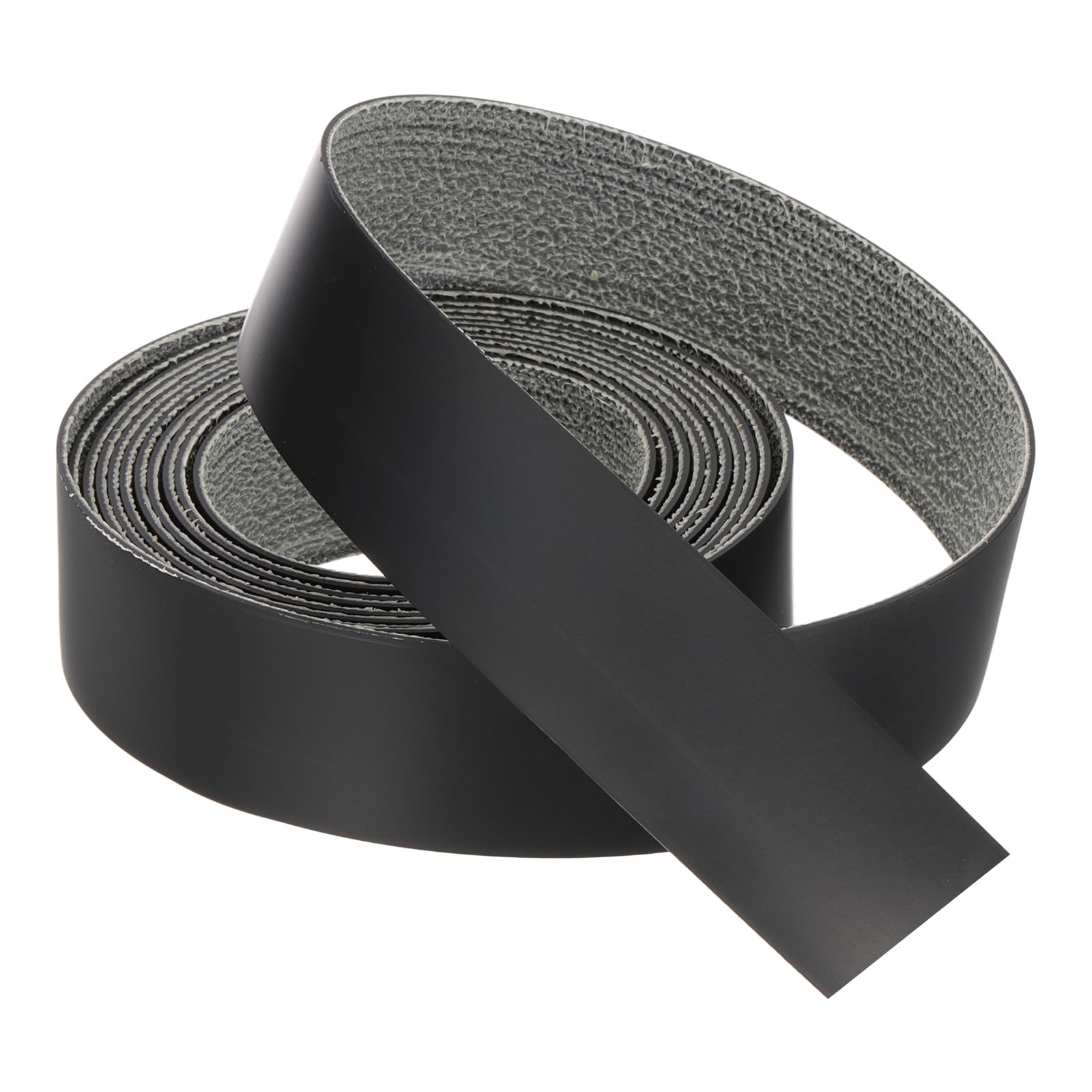 QUARKZMAN Nastro di bordatura nero 10 ft x 1-1/8 pollici Nastro in impiallacciatura preincollato per bordi in compensato flessibile con adesivo termofusibile per il restauro di mobili