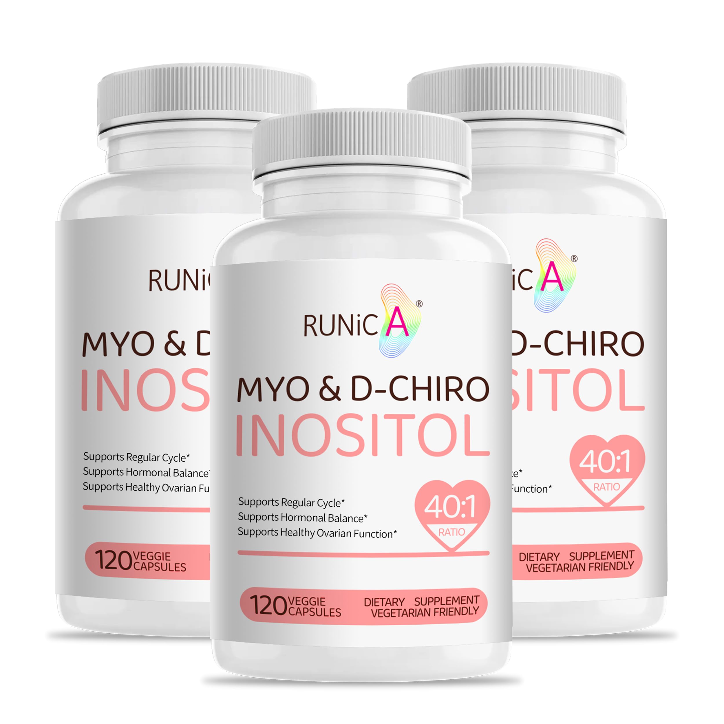 Myo-Inositol & D-Chiro Inositol (40:1 Ratio) - Support Hormone Balance, Fertility & Ovarian Health - 120 Vegan Capsules, 30-Day Starter Pack — Amazon image 11