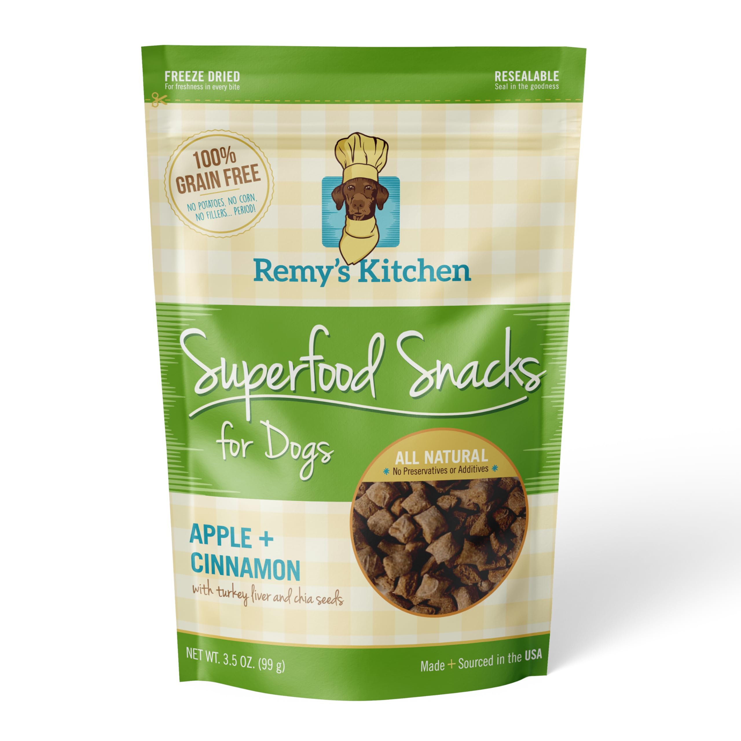 Amazon.com : Remy's Kitchen Apple Cinnamon Freeze Dried Dog Treats
