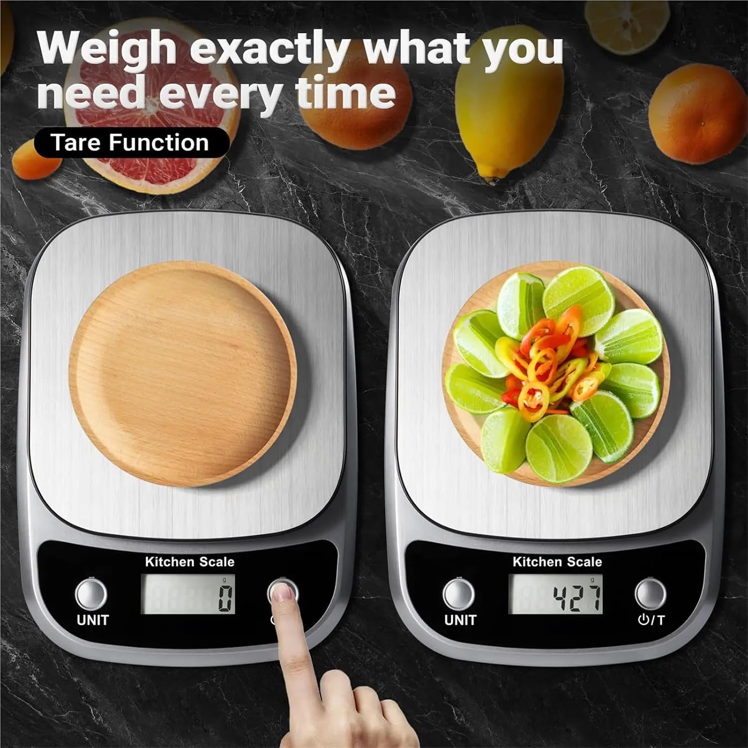 Digital Scale- Kitchen Electronic Scale Household Kitchen Scale 10kg Stainless Steel Electronic Scale