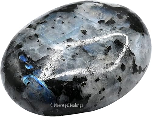 Miniatura 2 de Increíble piedra preciosa arcoíris con piedra lunar de palmera, piedra preciosa pulida, piedra lunar arcoíris genuina (cristales y piedras curativas)