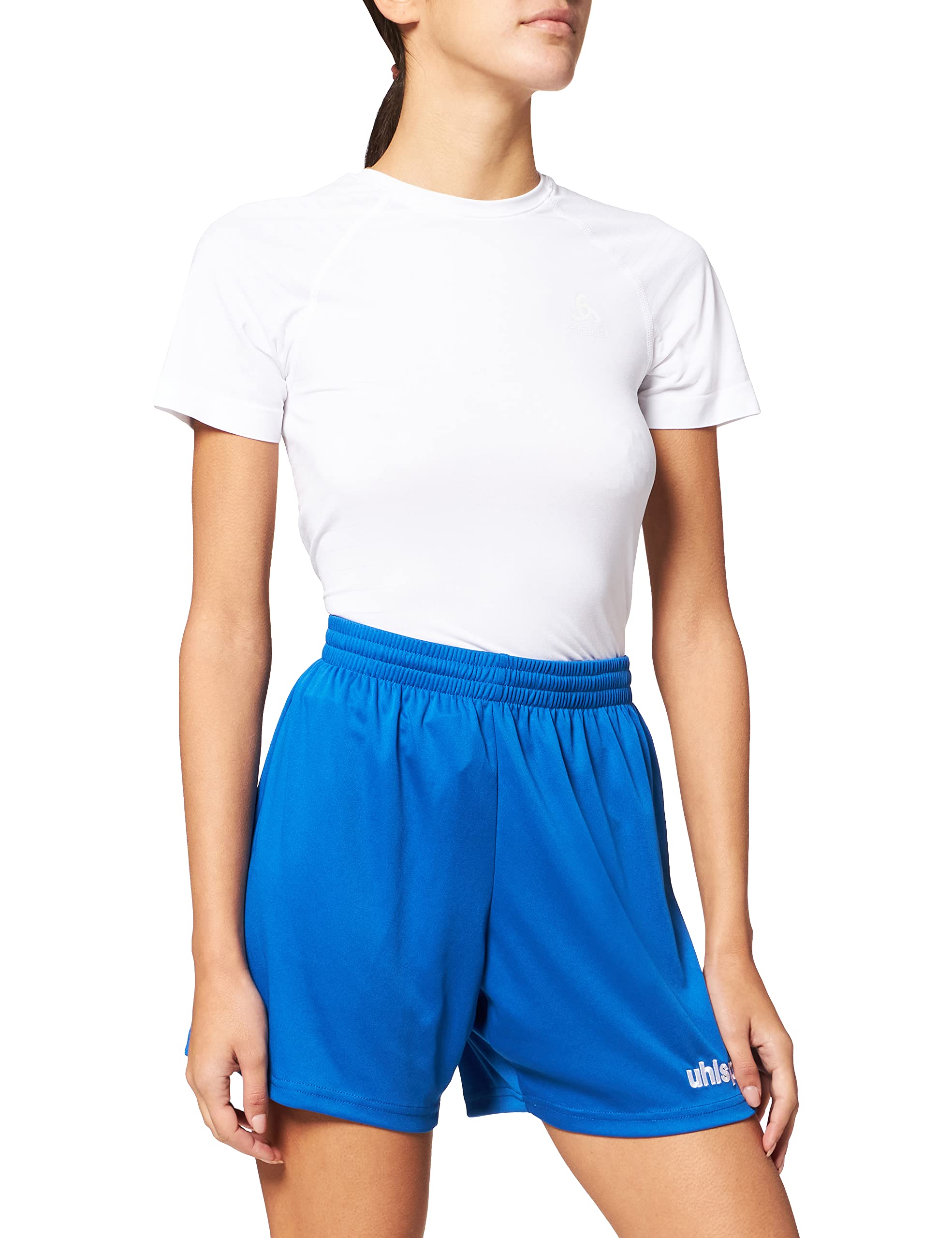 uhlsport Women's Center Basic Shorts Ladies, Azure Blue, S