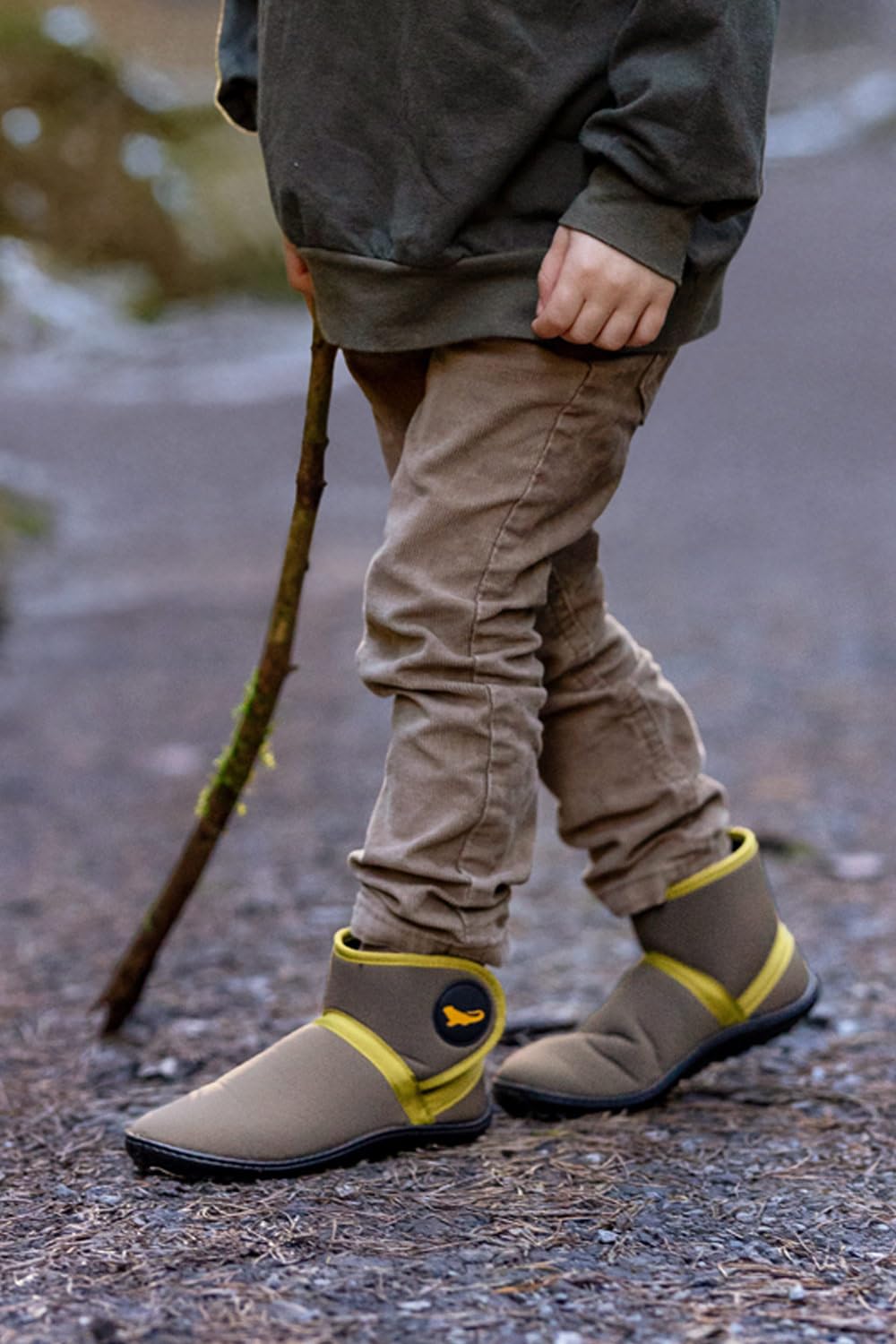 Generisch L E G U A N I T O – Chaussures d'hiver doublées pieds nus pour enfants