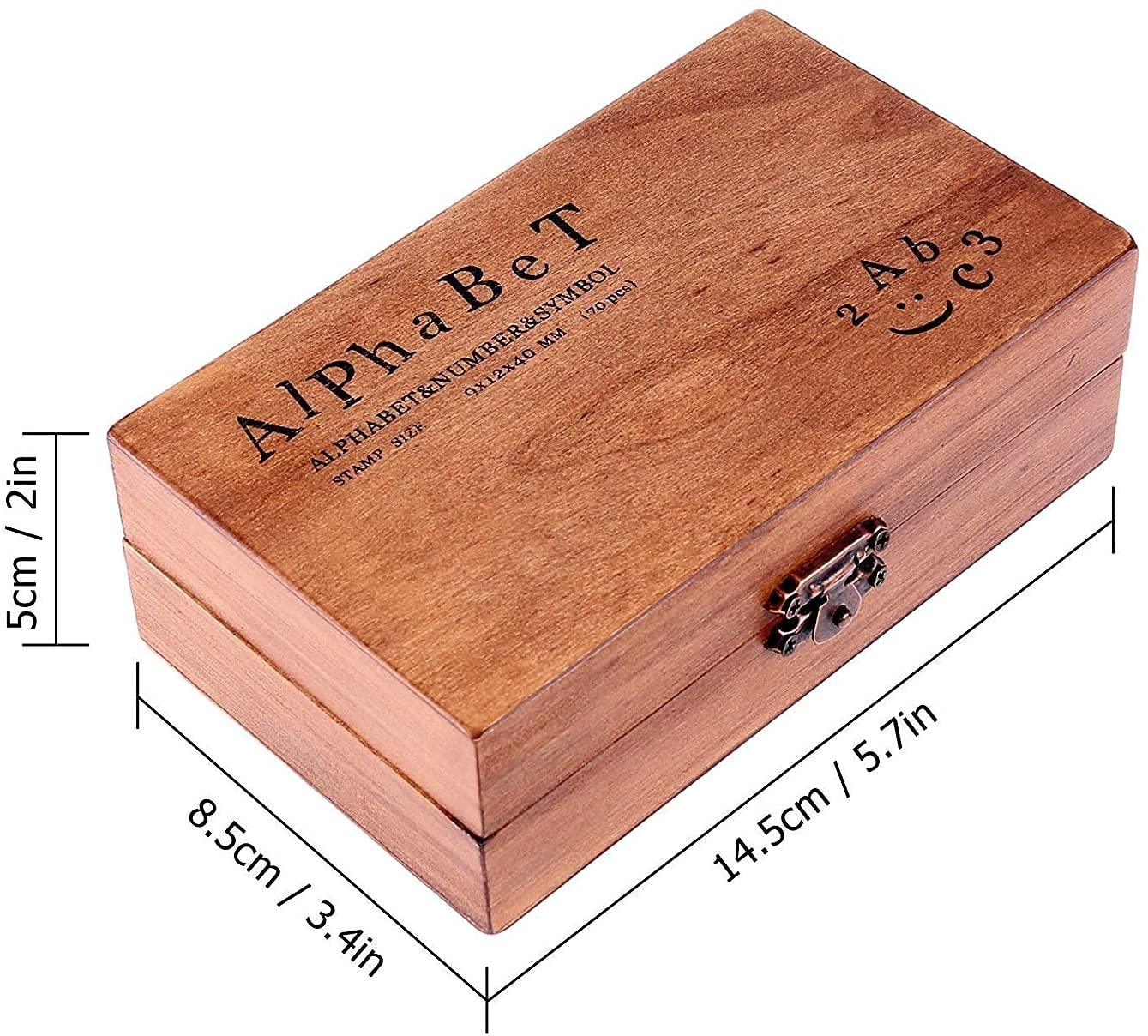 Oytra 70 Letters Vintage Rubber Stamps Alphabet Number Special