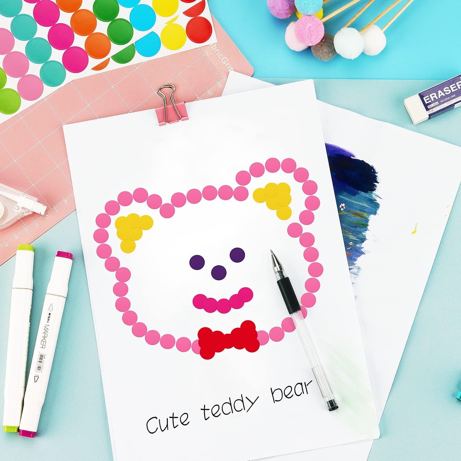 Tamaki 1120 Pack Dot Stickers Small Circle Stickers 3/4 inch Colored Stickers Dots, Round Color Coding Stickers for Office Student Classroom,10 Assorted Colors : Office Products