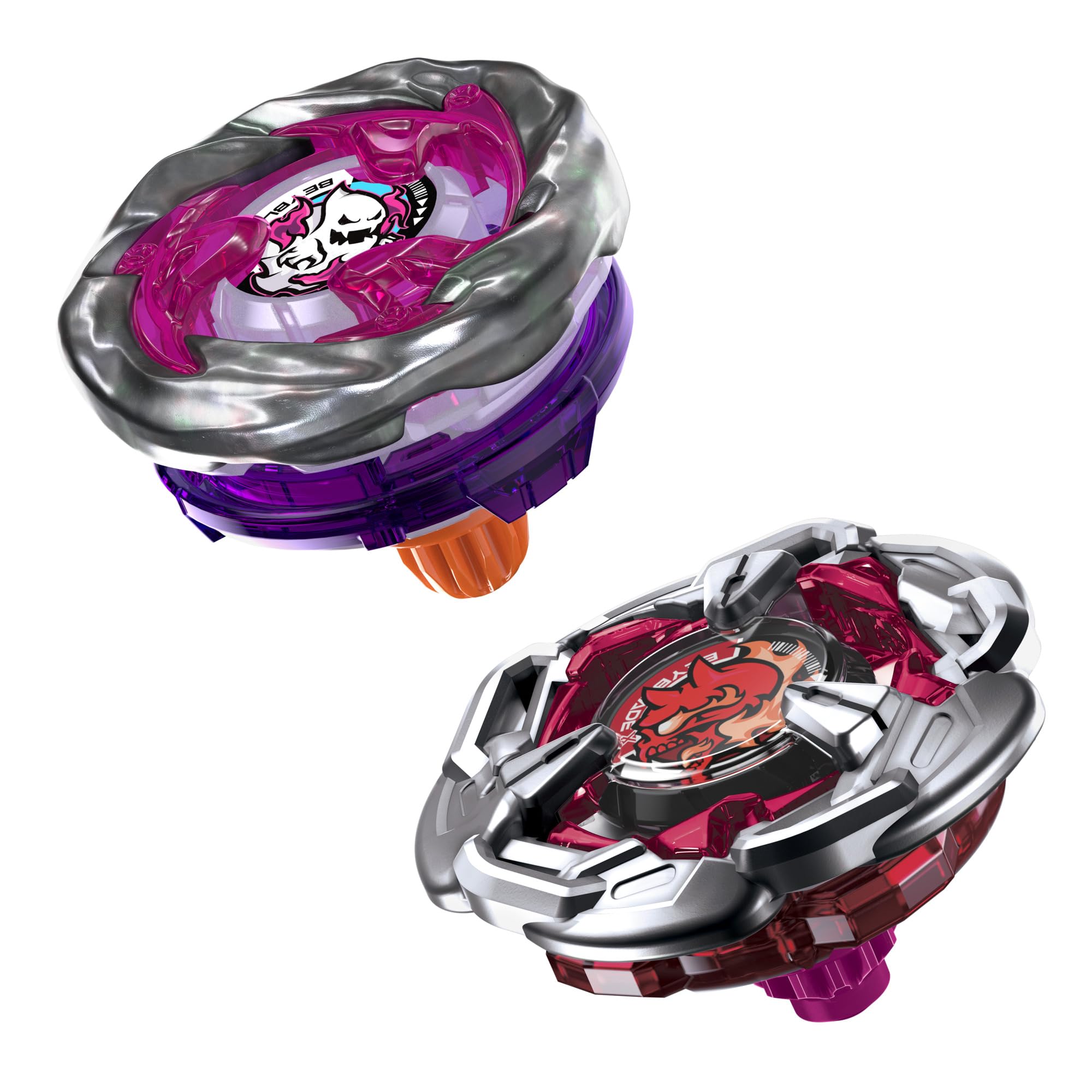 Beyblade X Circle Ghost 0-80GB & Chain Incendio 5-60HT Dual Pack Set, Weiß/Rot, Large - Image 4