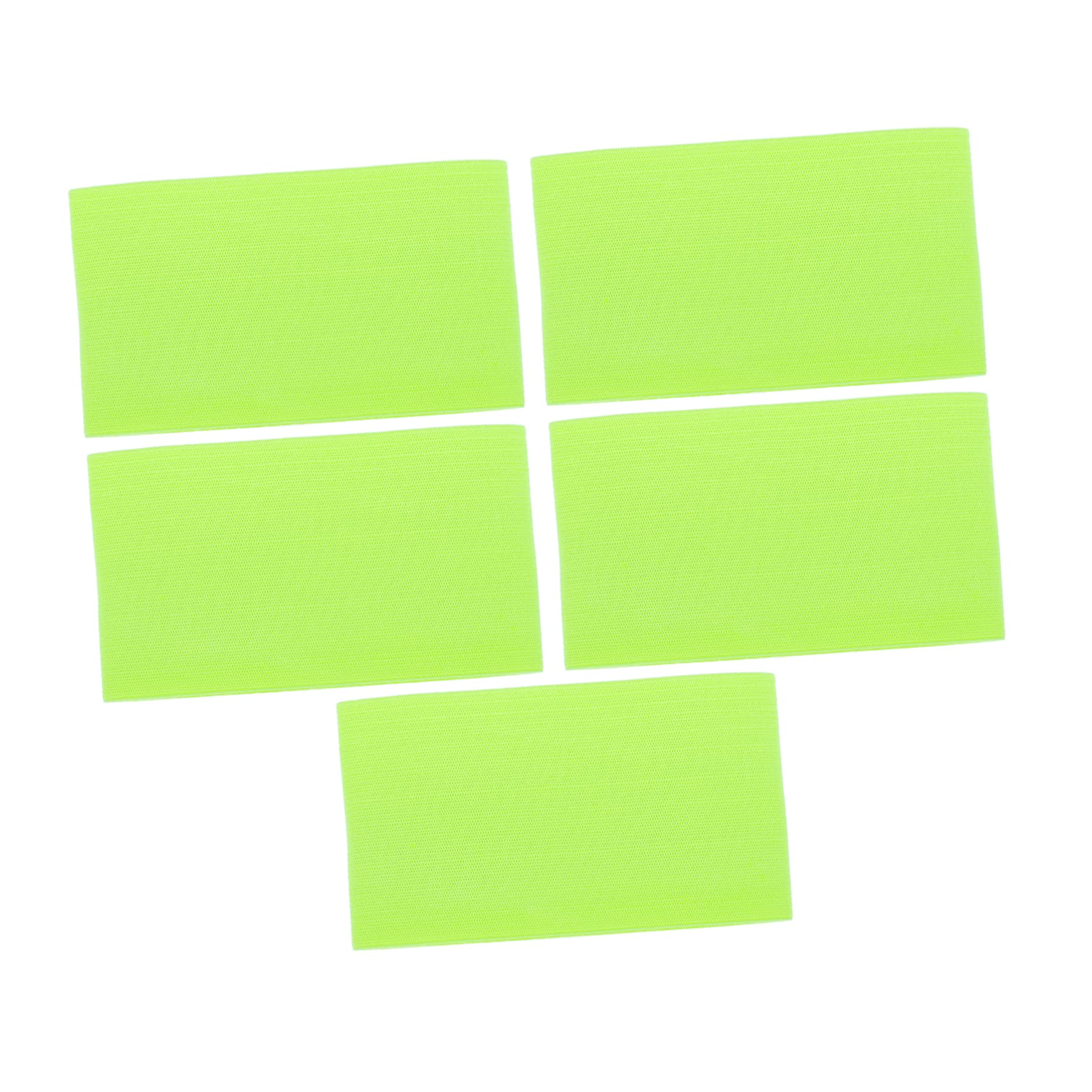 BESPORTBLE Sports Match Supplies 5pcs Arm Band for Captains Elastic Bright Armbands