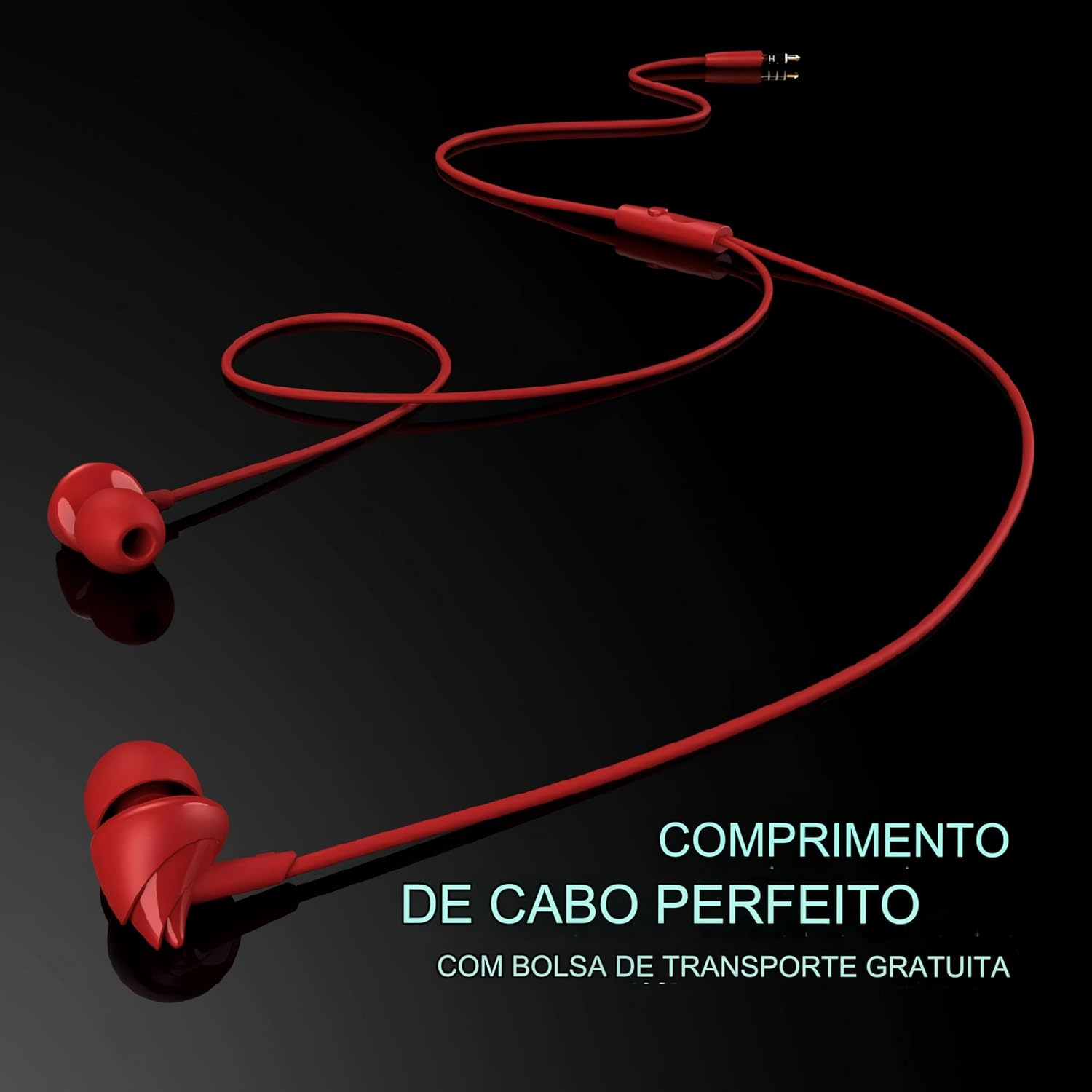 Boat BassHeads 100 Hawk Inspired Earbud Headphones with Mic (Furious Red)