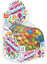 Mini Chiclete Danclets Tutti Frutti Na Bola 1 CX com 15 Cartelas Danilla