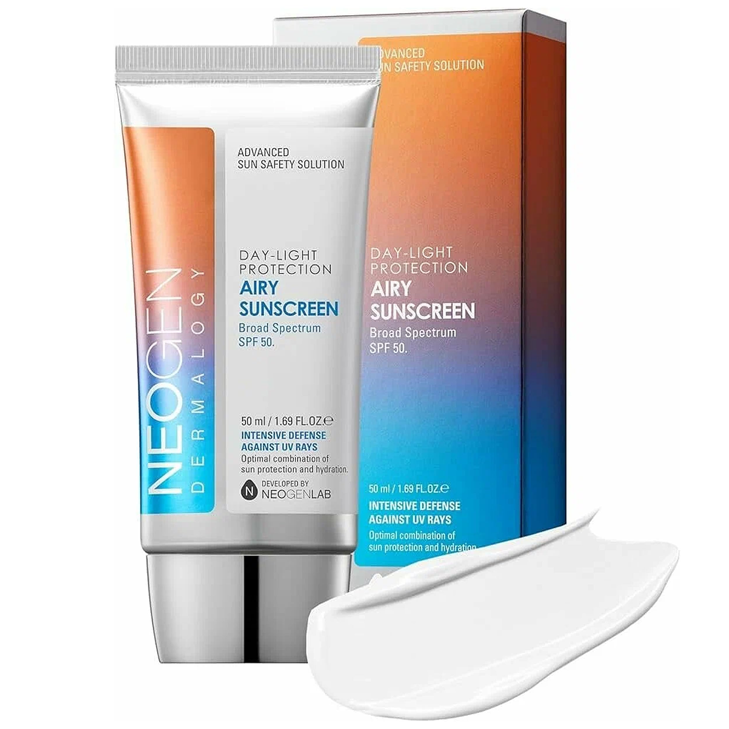 NEOGEN Day-Light Airy Sunscreen SPF 50, Korean No White Cast, 1.69 Fl Oz
