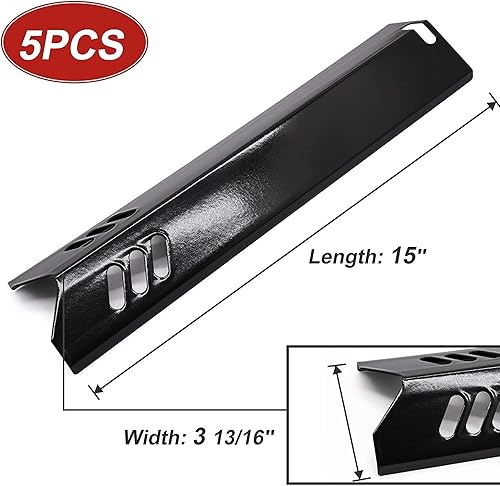 Miniatura 4 de Adviace Piezas de parrilla para piezas de repuesto DGF510SBP, paquete de 5 tiendas de campaña de calor de 15 pulgadas para piezas Dynaglo DGF510SBP