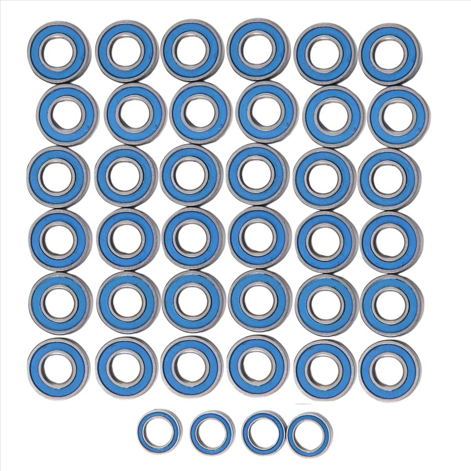 Rodamientos Bolas RC para Tamiya G6-01 Kit De 40 Rodamientos Sellados Piezas De Mejora para Coche RC Accesorios Piezas De Repuesto para Coche De Control Remoto