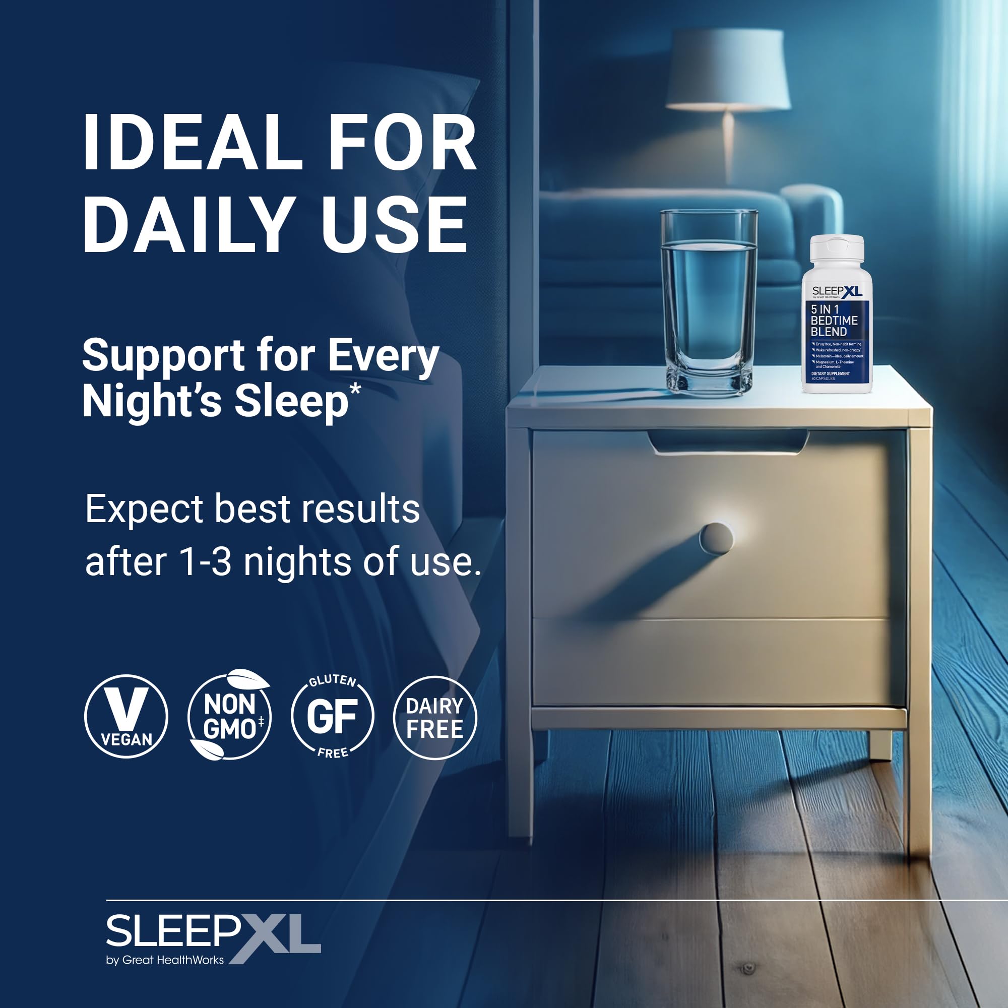 OmegaXL SleepXL 5-in-1 Sleep Supplement, 60 Capsules — Amazon image 5
