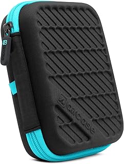 AirCase 2.5 Inch External Hard Drive Case with Shockproof EVA HardShell &amp; Soft Lining | Travel Organizer Pouch with Mesh P...