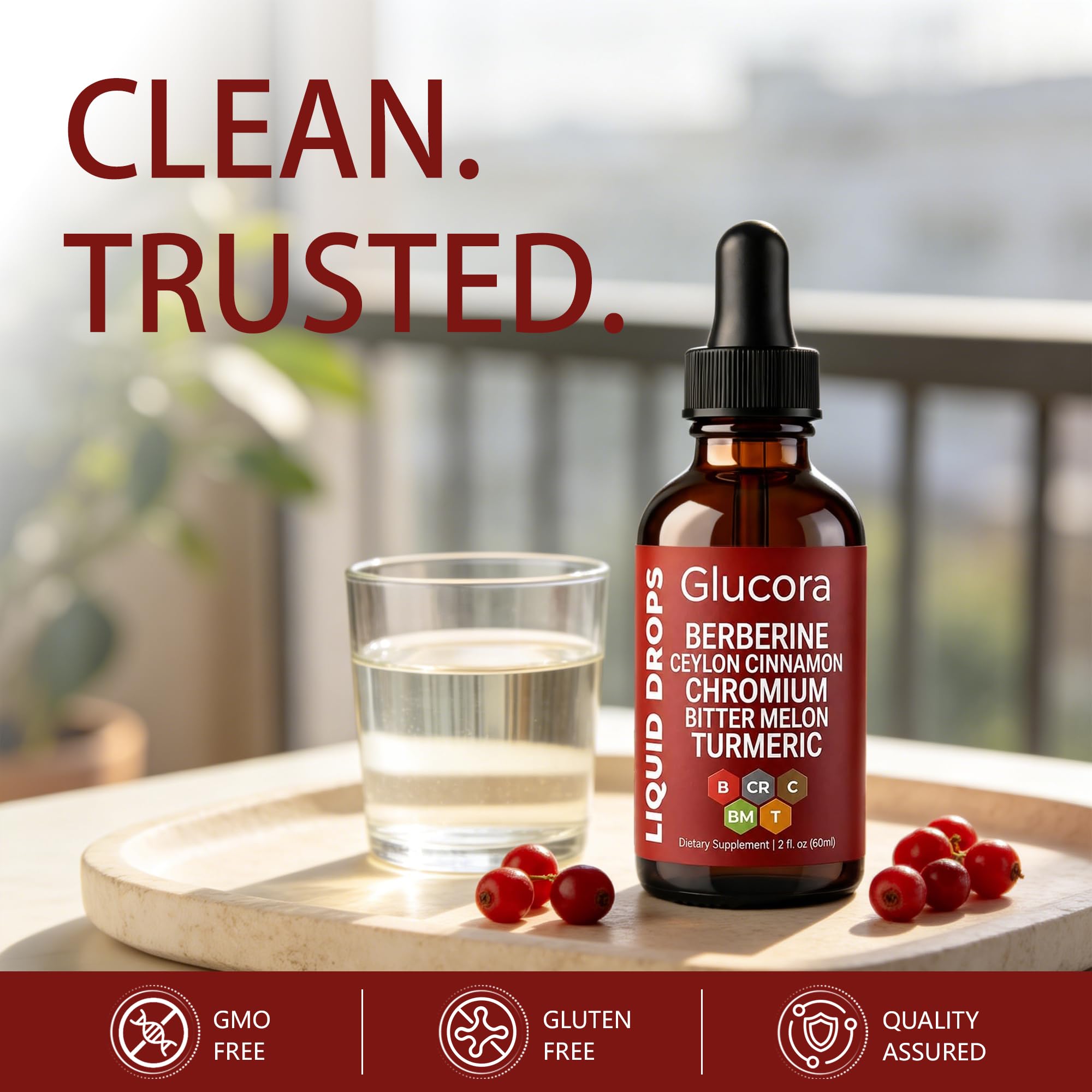 Glucora Berberina Liquida Drops, Glucora Berberine Gotas — Amazon image 7