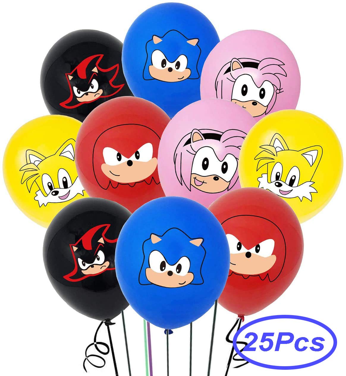 76 Pack Sonic Hedgehog Birthday Decorations Party Supplies, Included