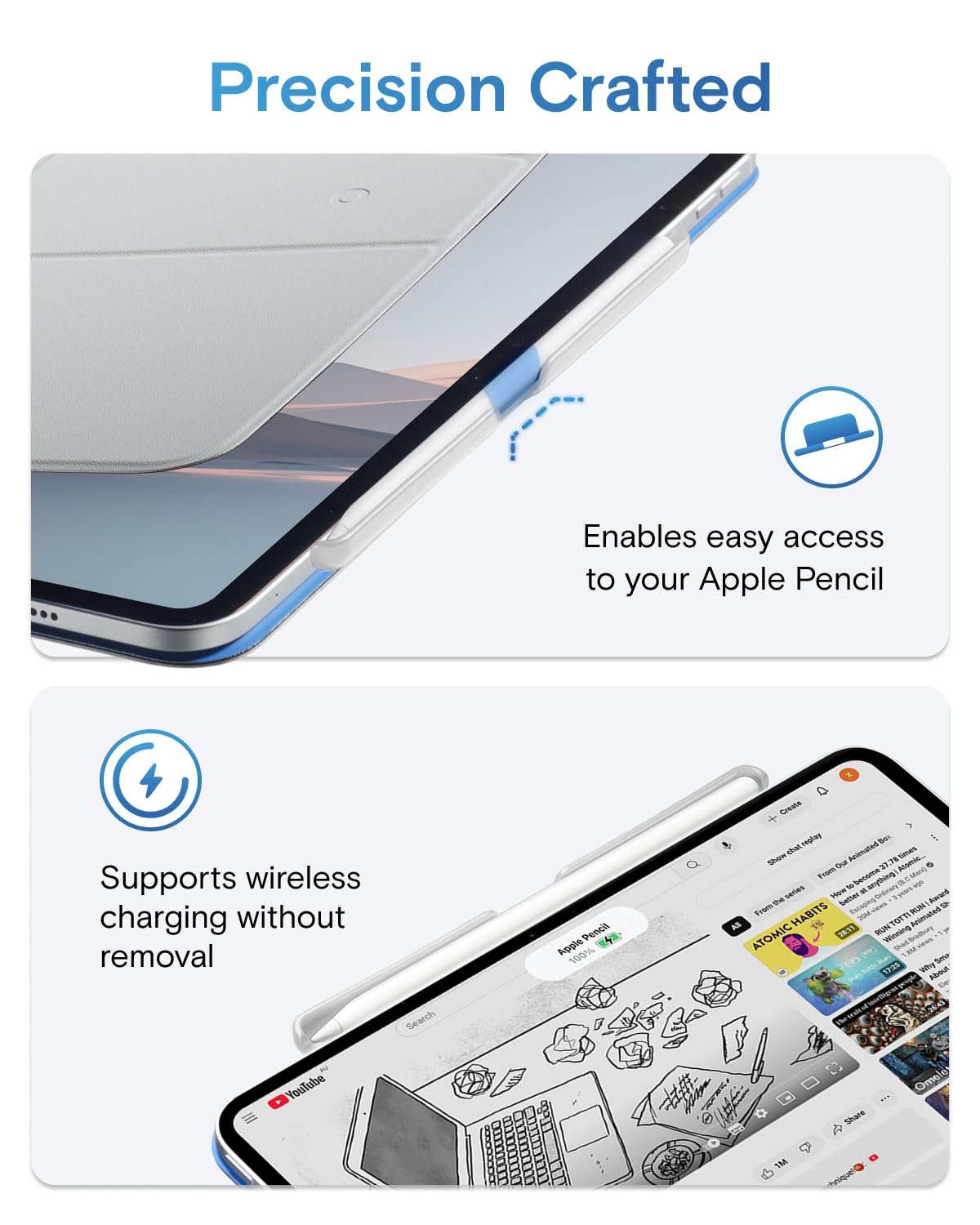 Amazon.co.jp: MOFT Pencilホルダー Apple Pencil Pro用 Apple Pencil