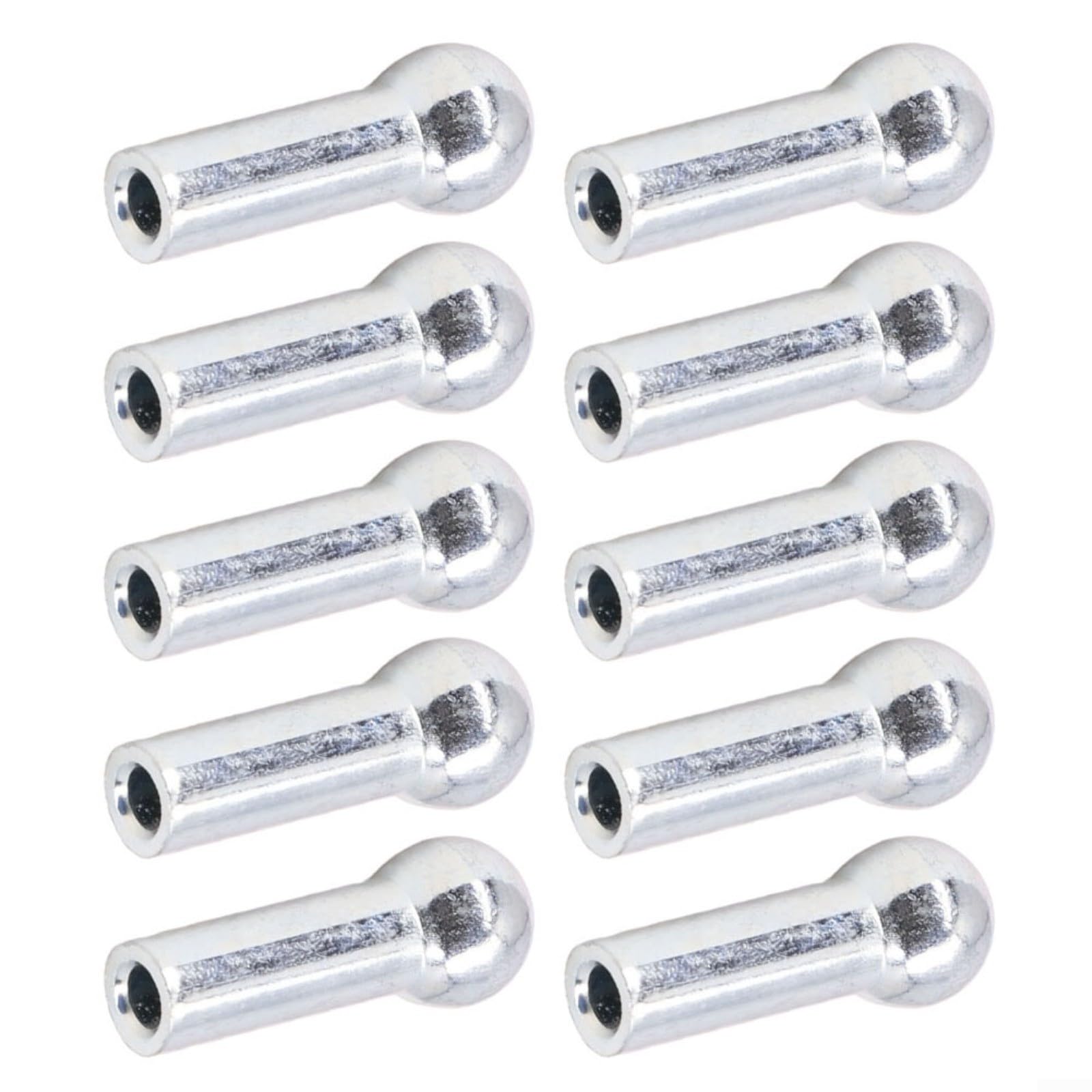 10 tapones de terminal de ojal de cable de hierro para máquina de polea de gimna