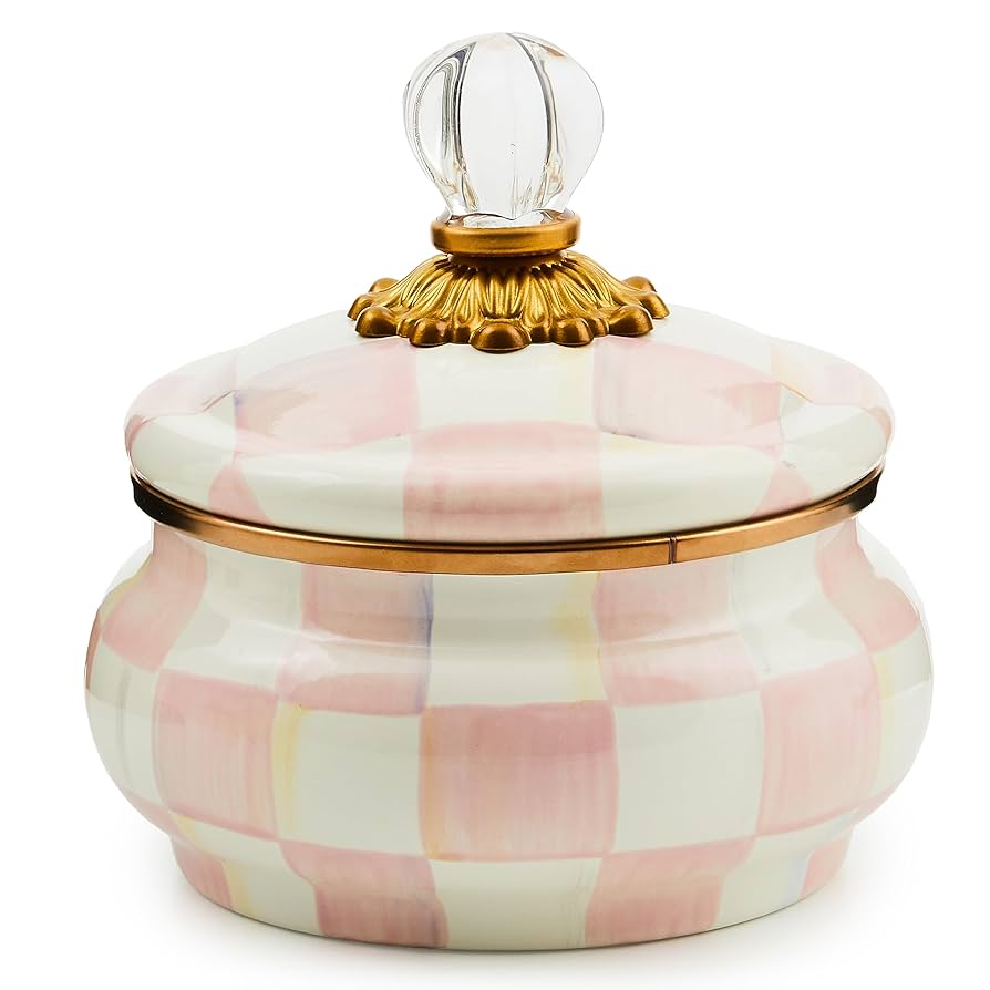 Amazon.com: MACKENZIE-CHILDS Enamel Squashed Pot, Cute