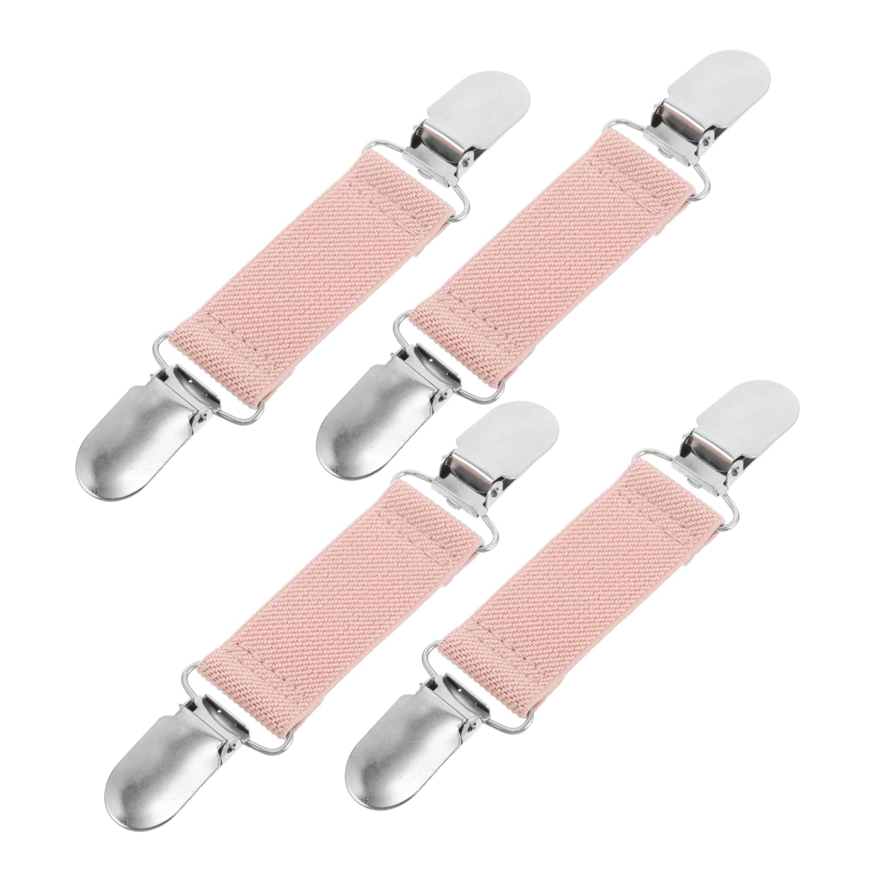 SUPVOX 4pcs Elastic Trouser Leg Clips for Outdoor Activities Wind Pants Holders for Cycling and Hiking Lightweight Portable Trouser Fixing Tool