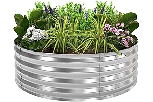 Utopia Home 2x2x1ft Galvanized Raised Garden Bed