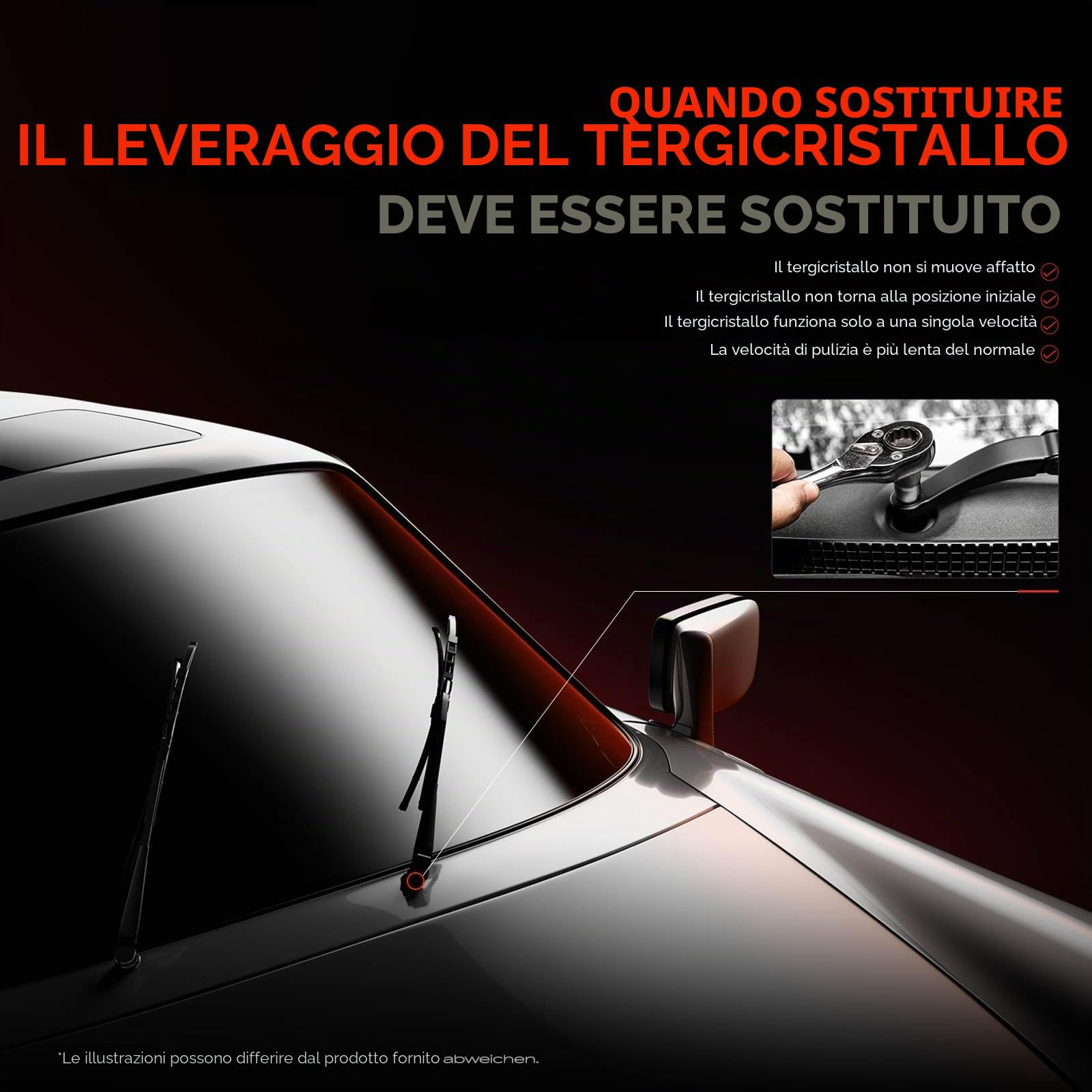 Frankberg Meccanismo tergicristallo senza motore 6Q1955601 | Compatibile con: polo 9N ,Polo Berlina 9A2 9A4 9A6 9N2