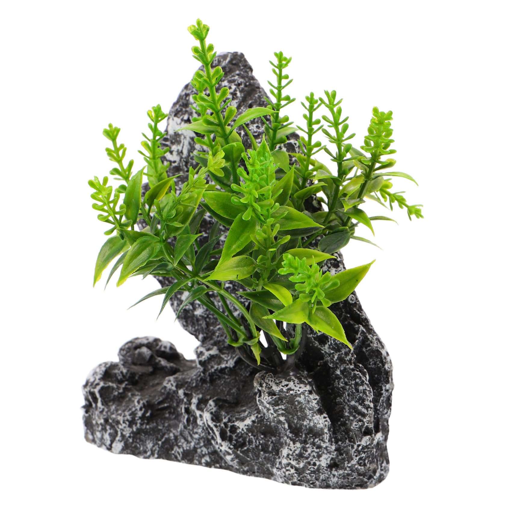 Ipetboom Decoración Acuario Piedra Simulada Montaña Cueva Escondite Betta Robusta para Peces y Camarones Pequeños Ornamento Paisajístico
