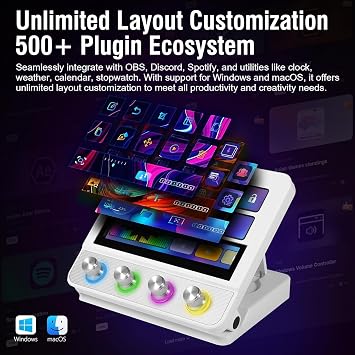N4 Stream Controller Deck & Macro Keypad White