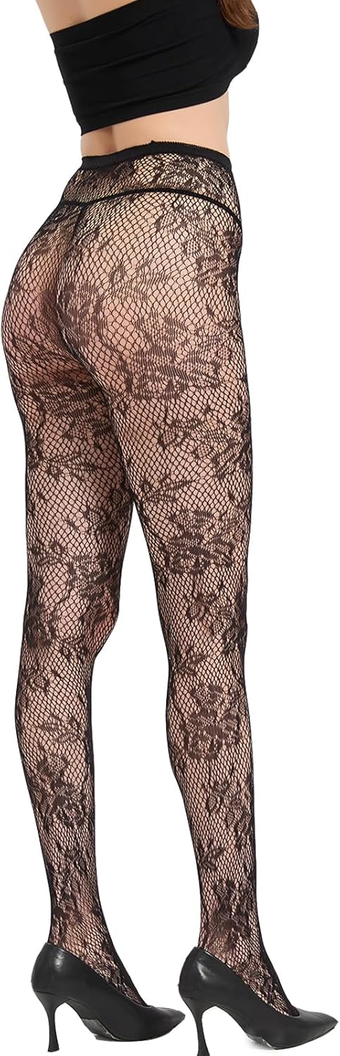 Womens Snake Fishnet Tights Hosiery, Girls Ultra Strechy Tights One Size Fits All,Snake Net Tights - Image 6