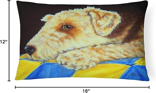 Miniatura 8 de Caroline's Treasures AMB1318PW1216 Almohada decorativa de tela de lona de husky siberiano de Navidad, lavable a máquina, almohada decorativa para