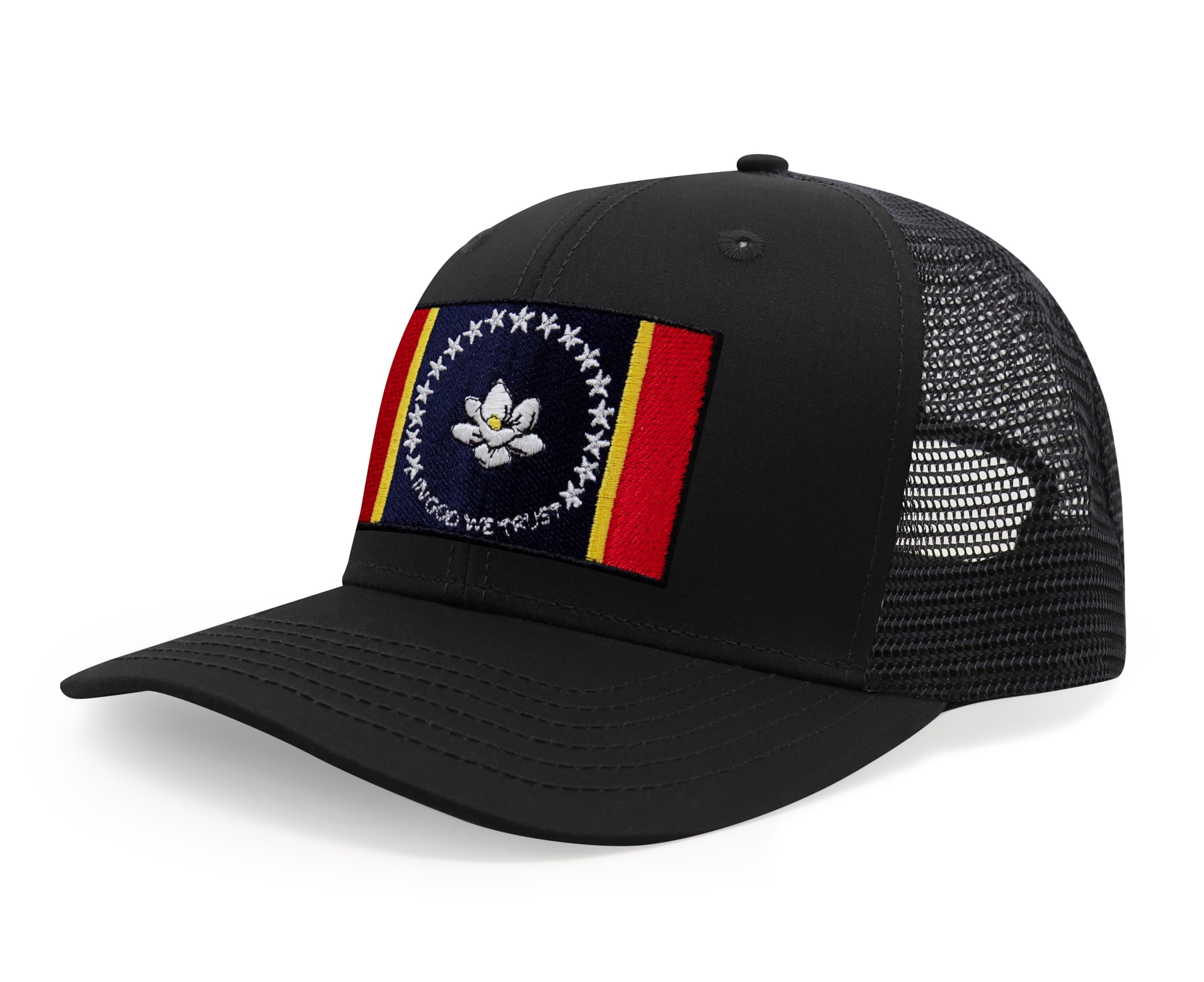 International Tie State Hat for Men and Women, Adjustable Snapback Trucker Baseball Cap with Embroidered Patch