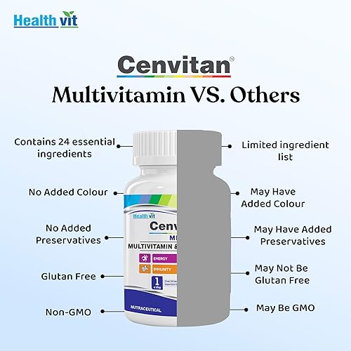 Miniatura 5 de Cenvitan Hombres Multivitaminas y Multiminerales Tabletas - 60 Tabletas