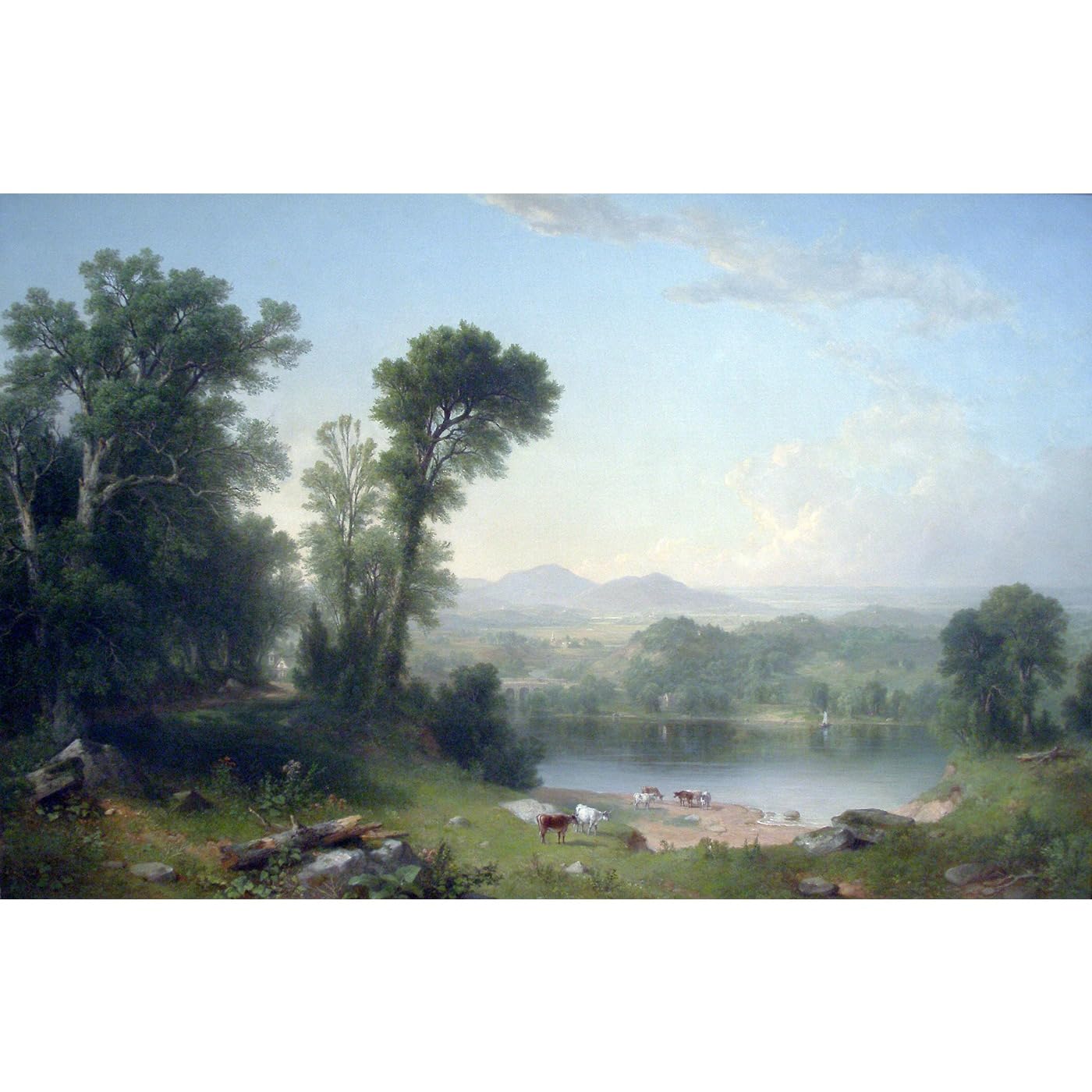 Toile Asher Brown Durand pour mur vide tableau pastoral de qualité musée