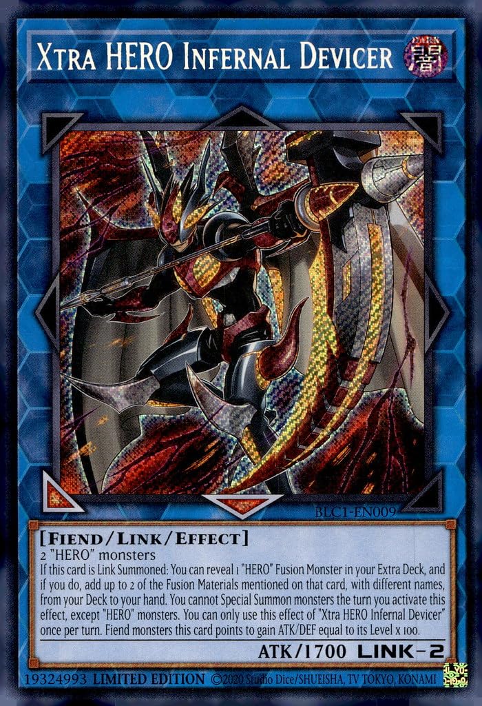 Amazon.com: YU-GI-OH! Xtra Hero Infernal Devicer - BLC1-EN009