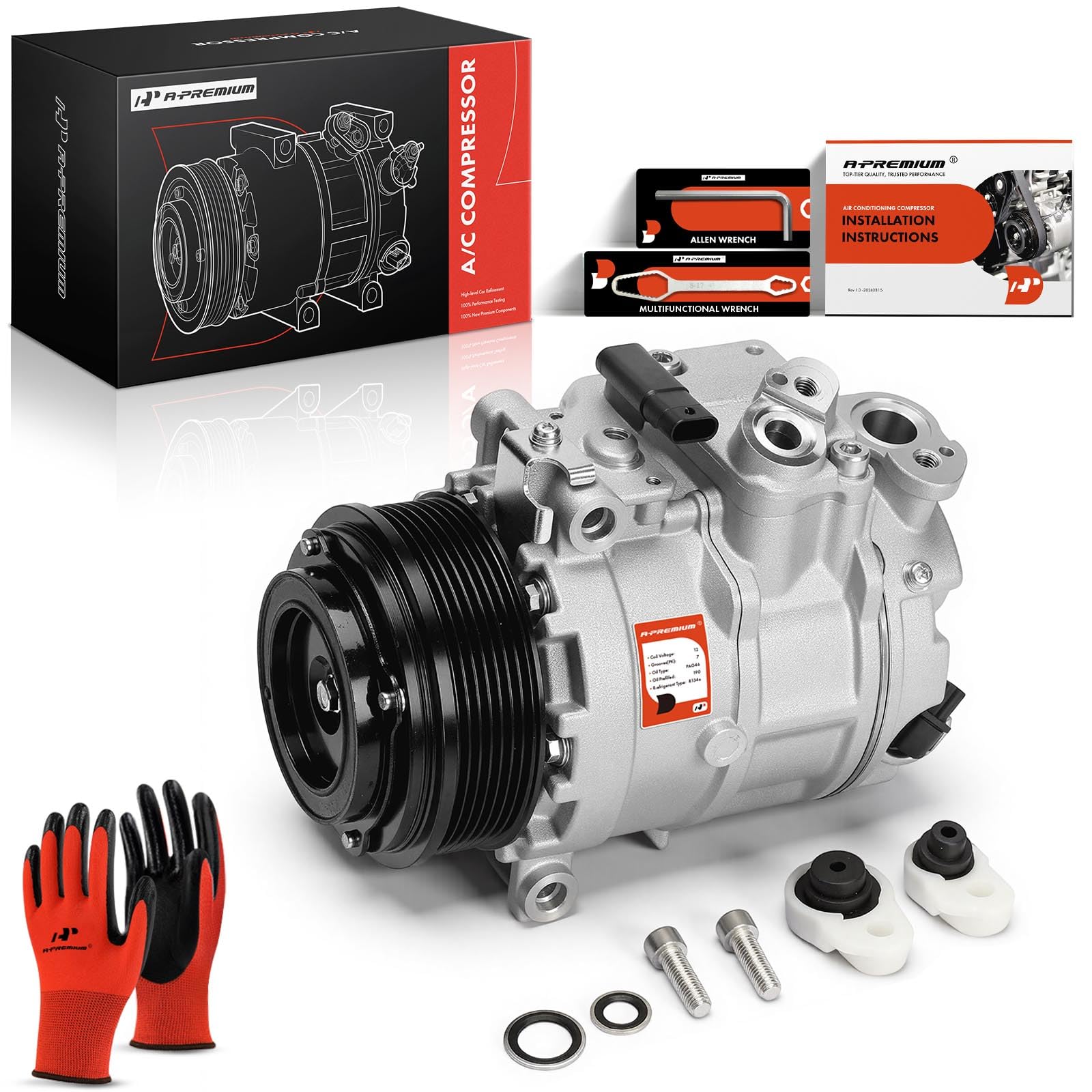 Amazon.com: A-Premium Air Conditioner AC Compressor with Clutch
