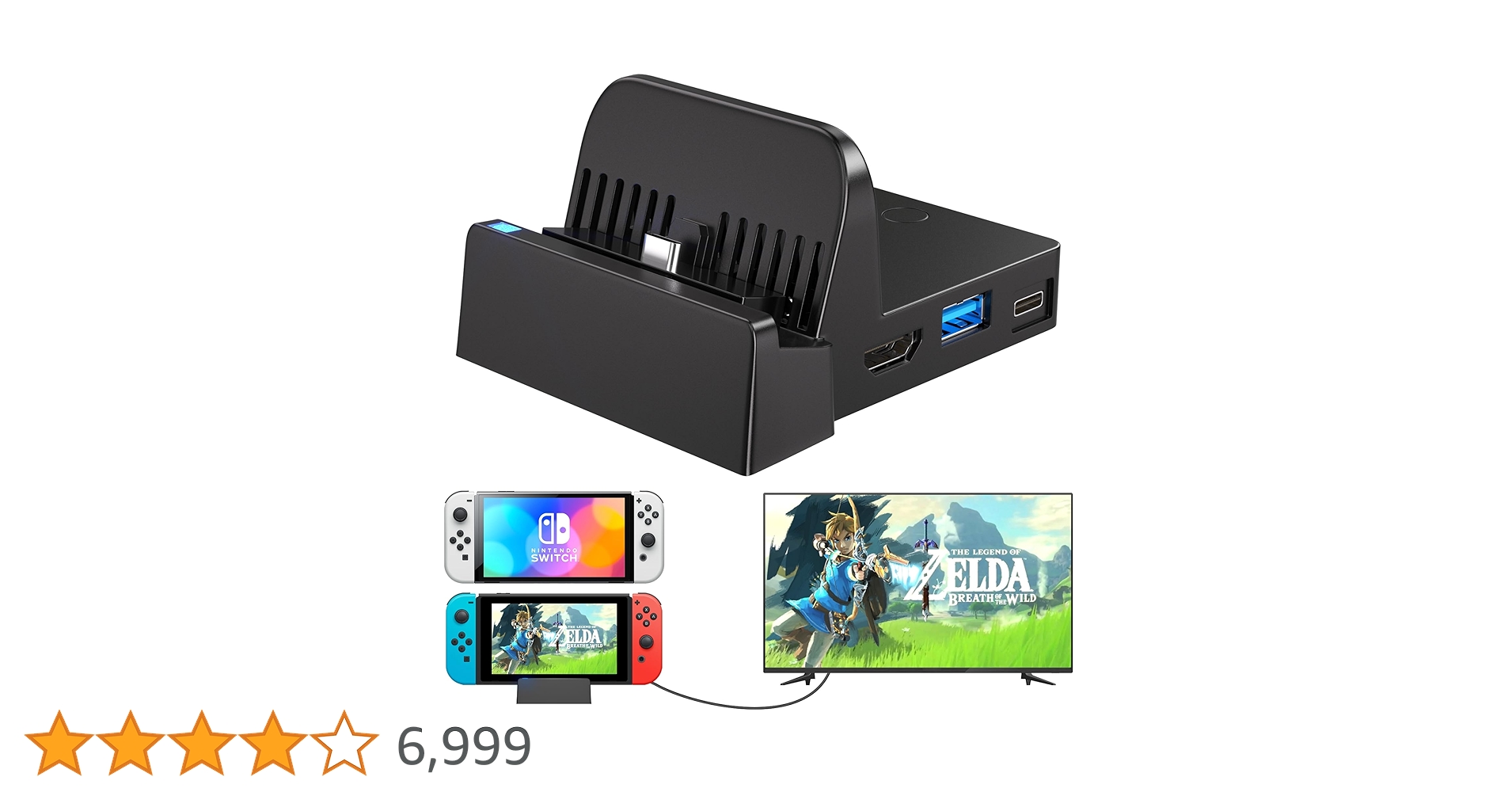 Amazon.co.jp: Ponkor 任天堂スイッチドック ミニポータブルスイッチ