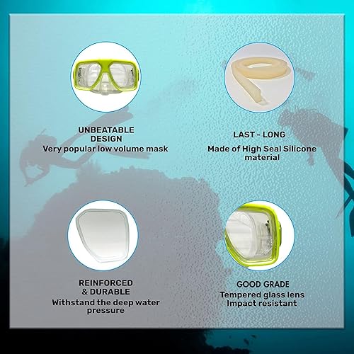 Miniatura 6 de H2Odyssey Alpha 2 - Máscara de buceo - Máscaras antivaho resistentes a los arañazos para esnórquel