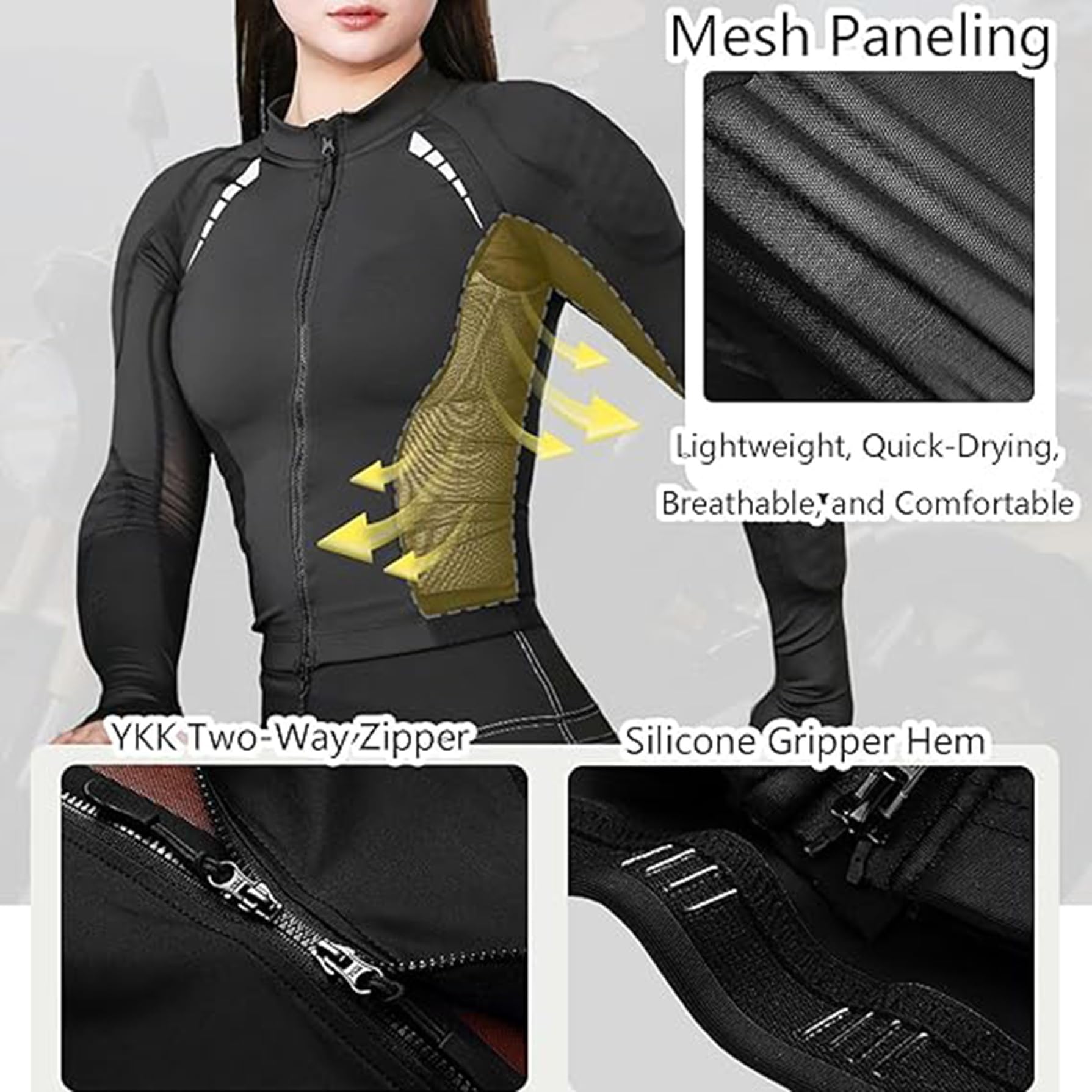 Veste de moto for femmes avec chemise rembourrée blindée certifiée CE | Veste chemise moto en maille avec coussinets arrière,veste protection for équipement vélo Sport d'été(Black,XL)