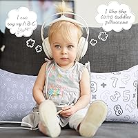 Vista 3 de UOMNY Funda de almohada para niños pequeños de 13 x 18 pulgadas, funda neutra para almohadas de cuna de 14 x 19 pulgadas, funda de viaje suave