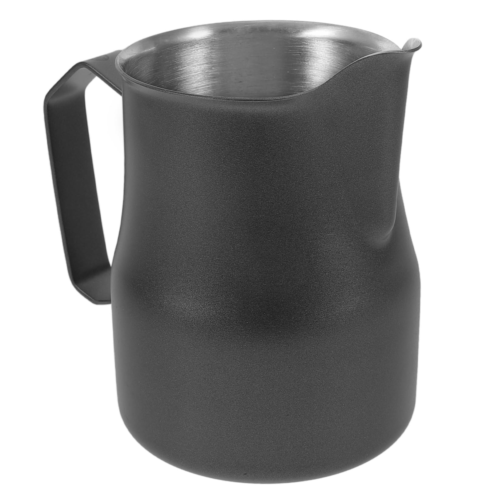 Tofficu 5 Piezas Leche de Inoxidable de Jarra Espumar Café Espresso Jarra de Leche Profesional Cafetería y Hogar Elegante y Moderno