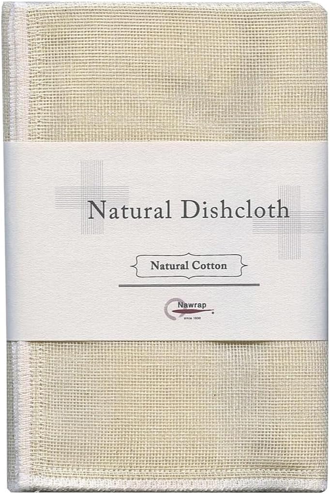 IPPINKA Nawrap Natural Cotton Dishcloth - Durable and Absorbent